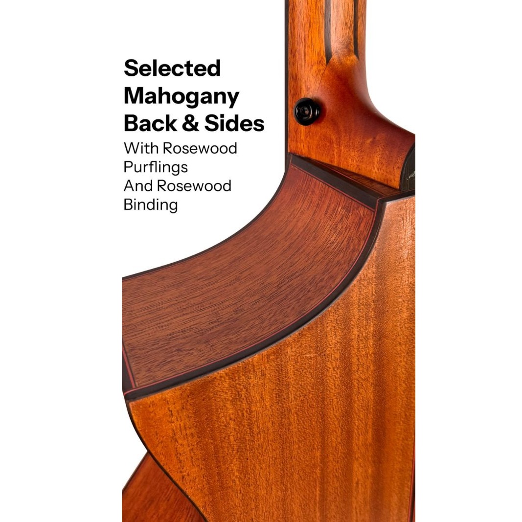 Bromo BAT4MC Tahoma Hillside Auditorium Cutaway All Mahogany online in India at johnsmusicin at the lowest price Online price in India