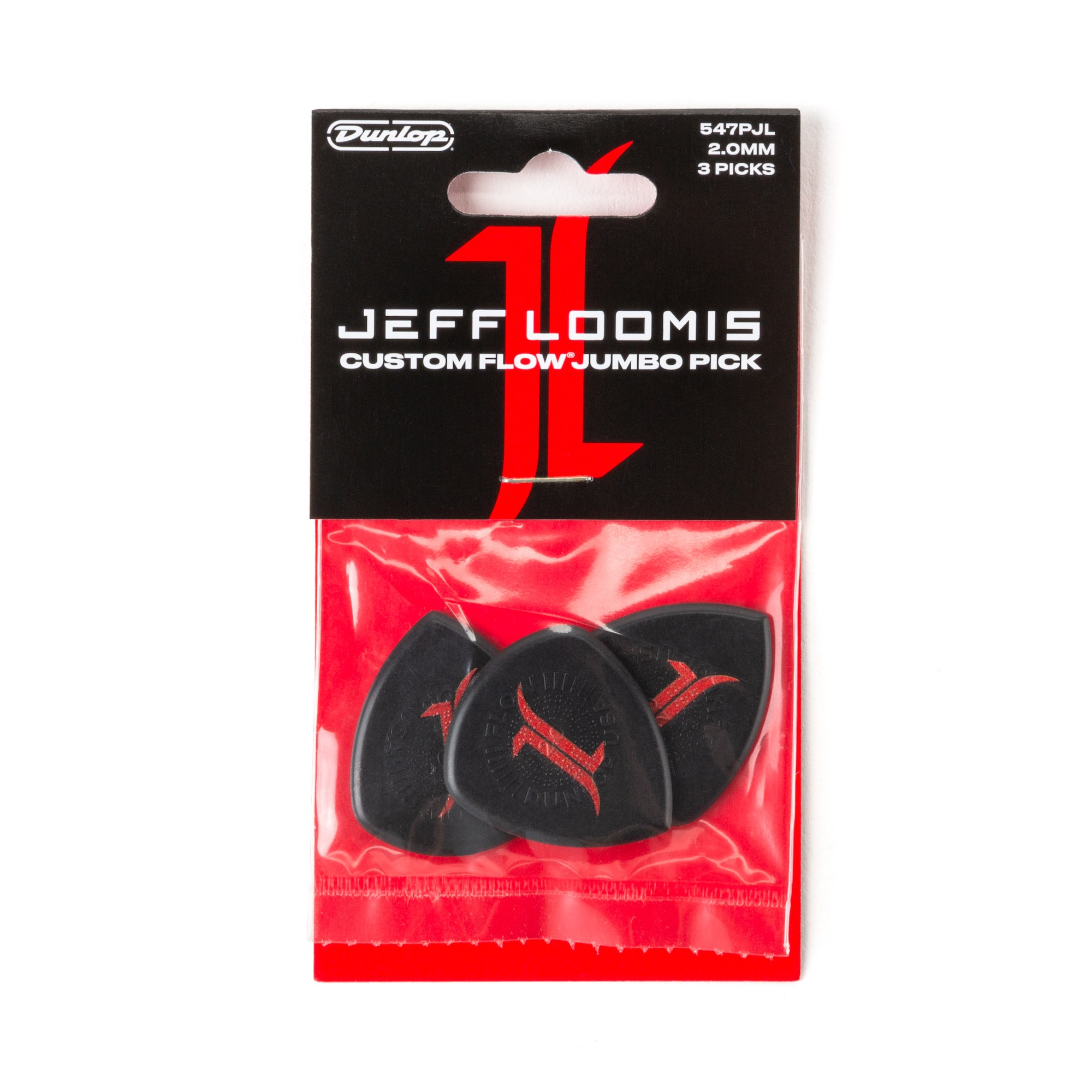 Dunlop 547PJL Jeff Loomis Custom Flow Jumbo Pick - 200mm 3-pack online in India at johnsmusicin at the lowest price Online price in India