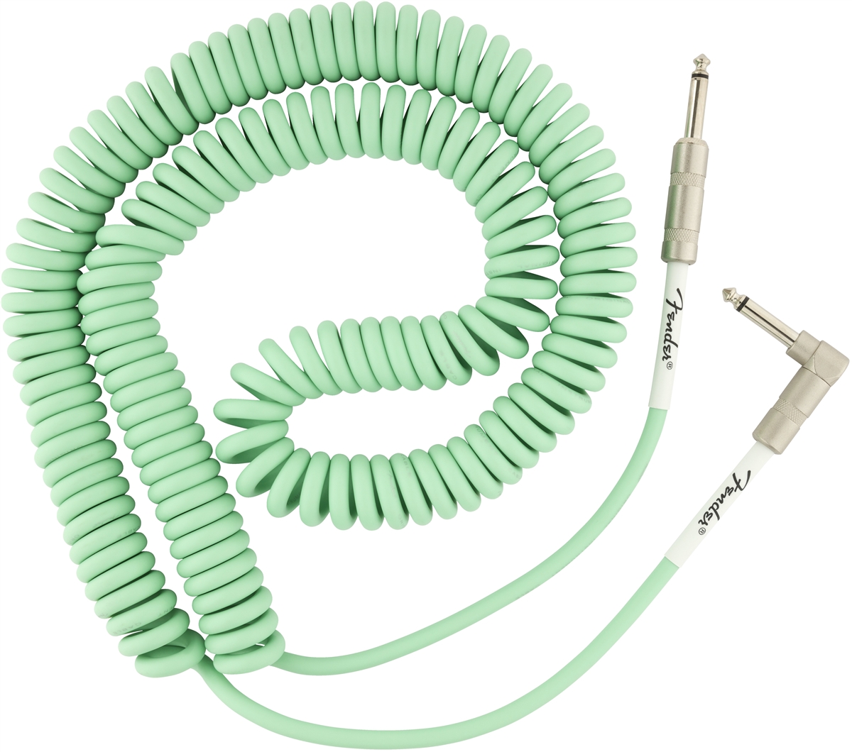Fender Original series 30 Ft Straight to Angle Surf Green color