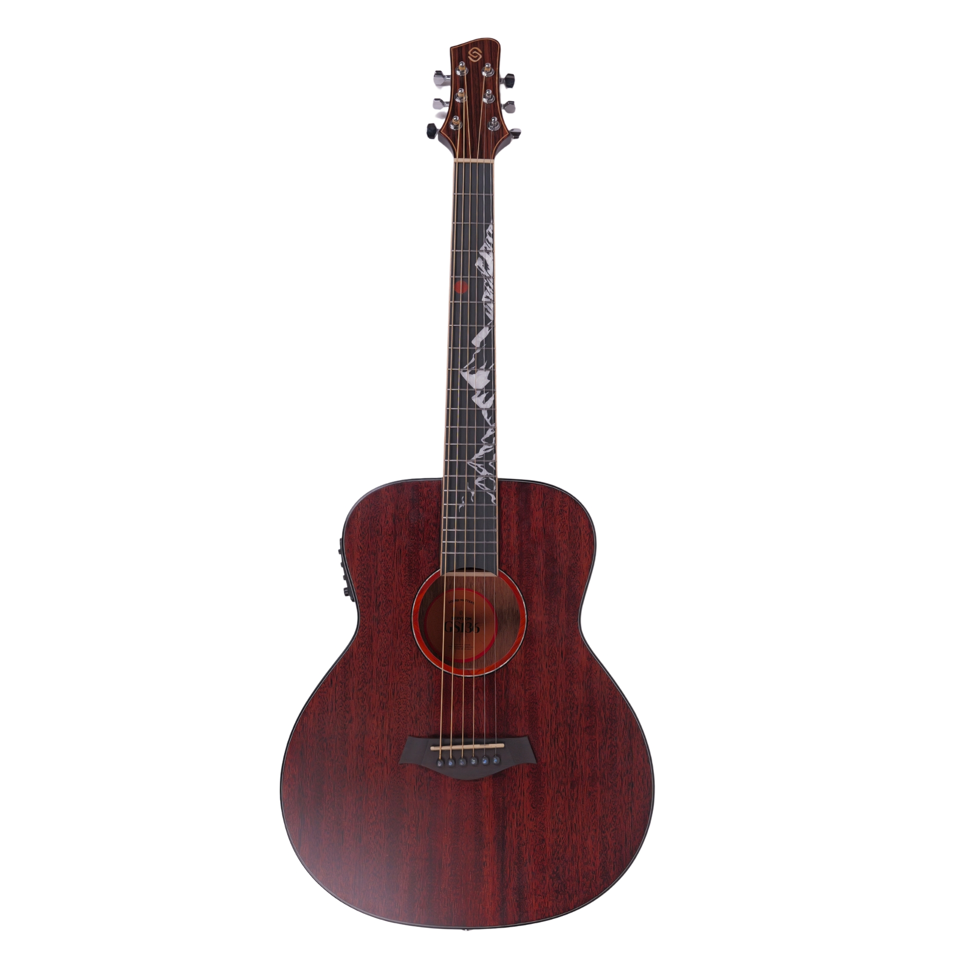 Strydom GS136E Semi-Acoustic Guitar Natural All Mahogany online in India at johnsmusicin at the lowest price Online price in India