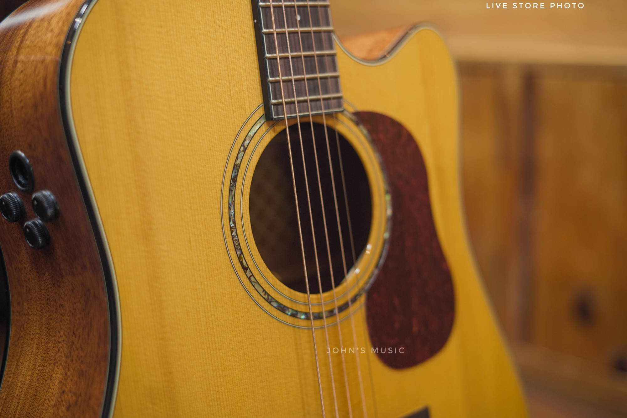 Cort GOLD-DC6 6 String Electro Acoustic Guitar Online price in India