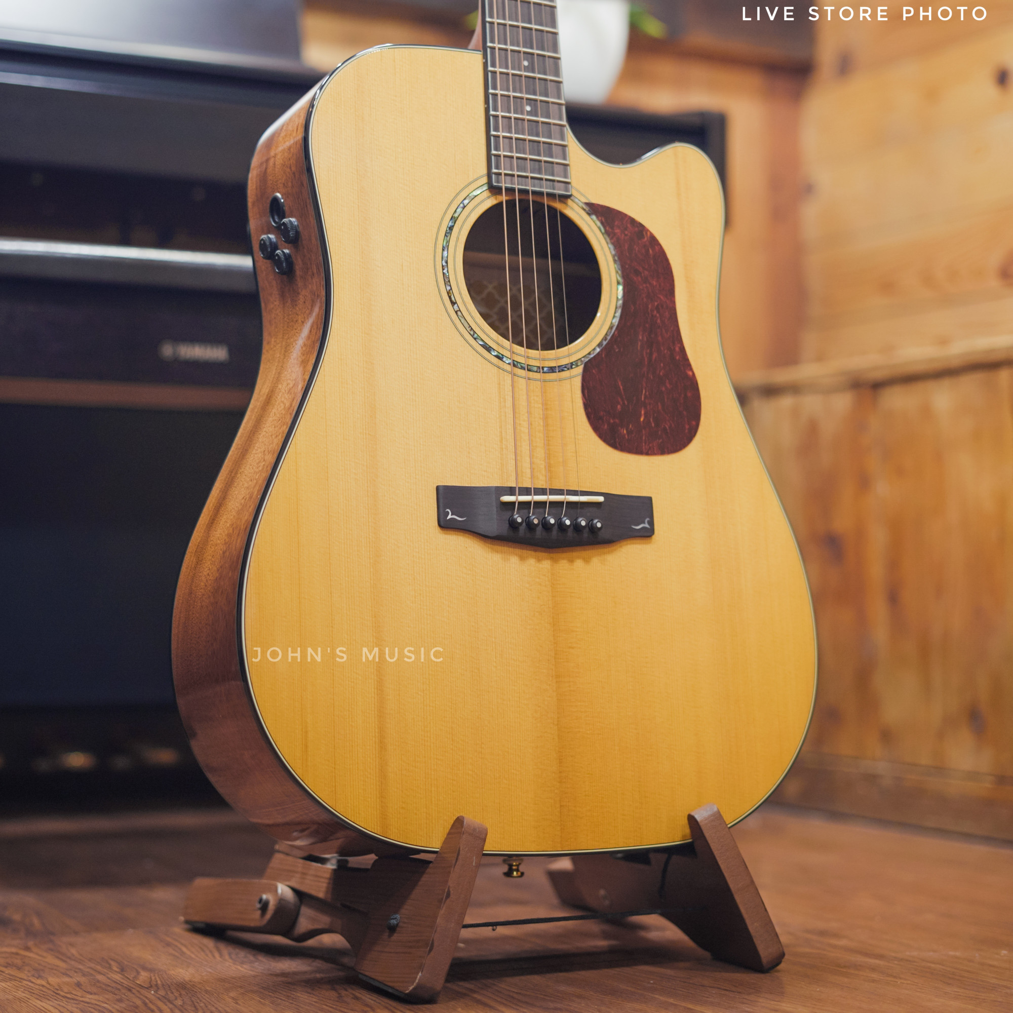 Cort GOLD-DC6 6 String Electro Acoustic Guitar Online price in India