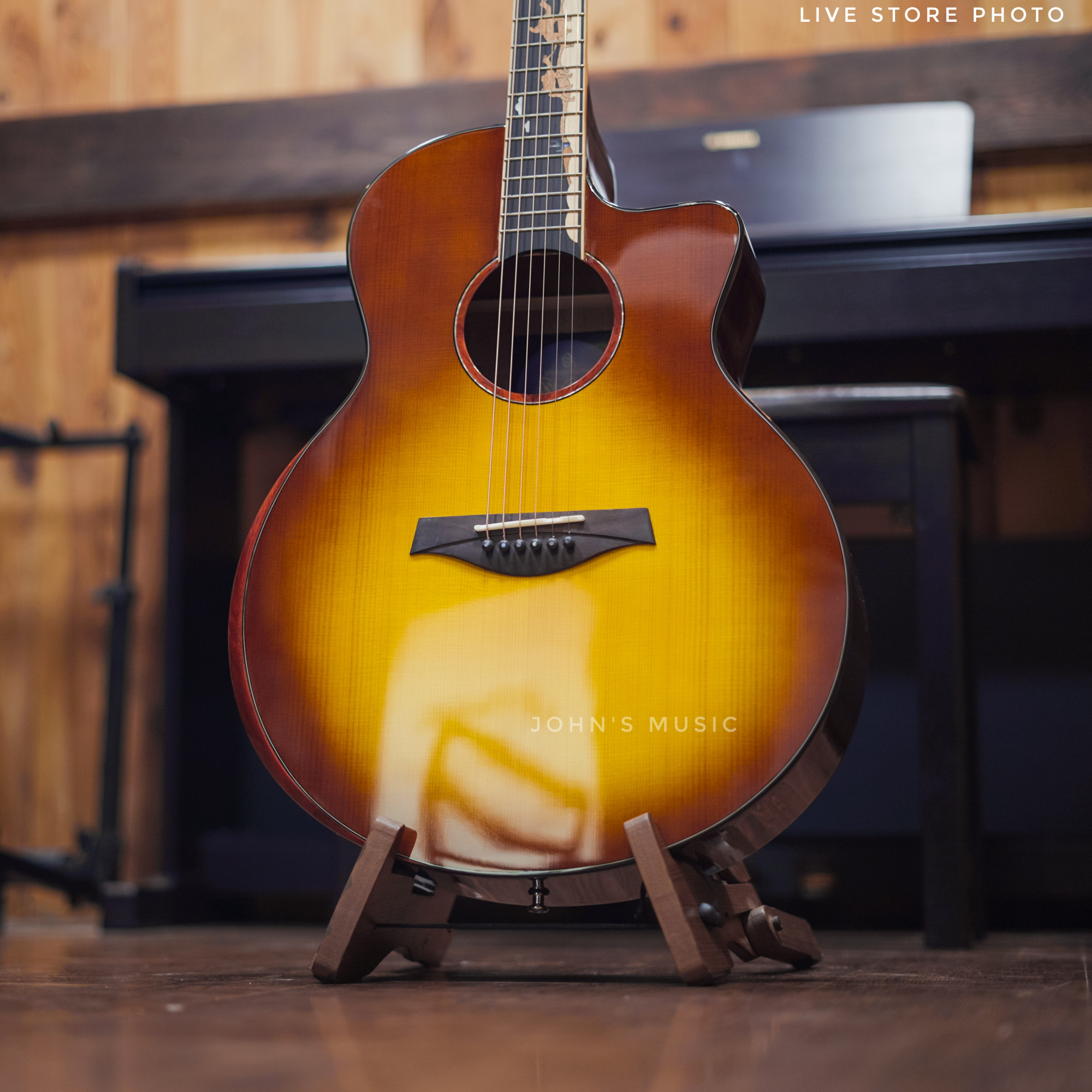 Strydom Dune SGA241C Solid Top Acoustic Guitar Sunset online in India at johnsmusicin at the lowest price Strydom Dune SGA241C Solid Top Acoustic Guitar Sunset Online price in India