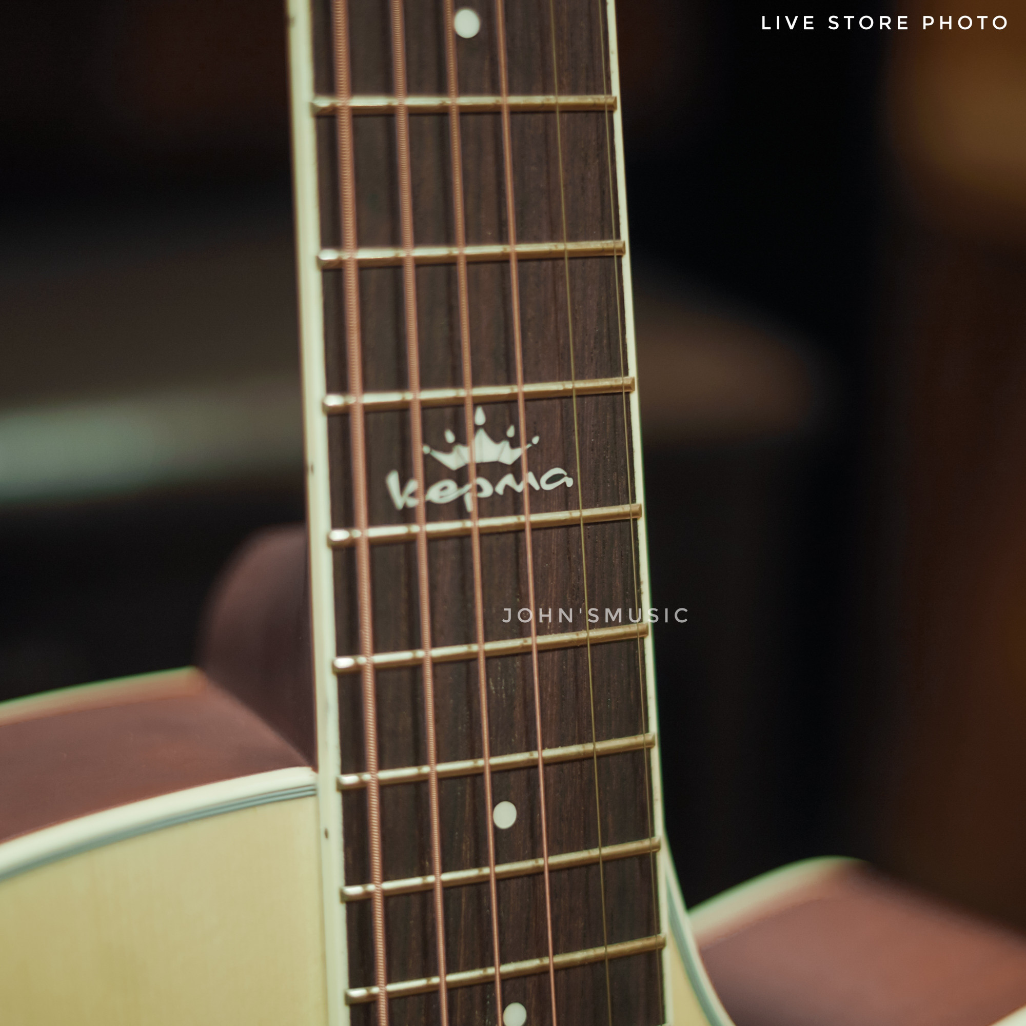 Kepma A1CE TRANS K10- Semi acoustic Guitar- Natural Matt