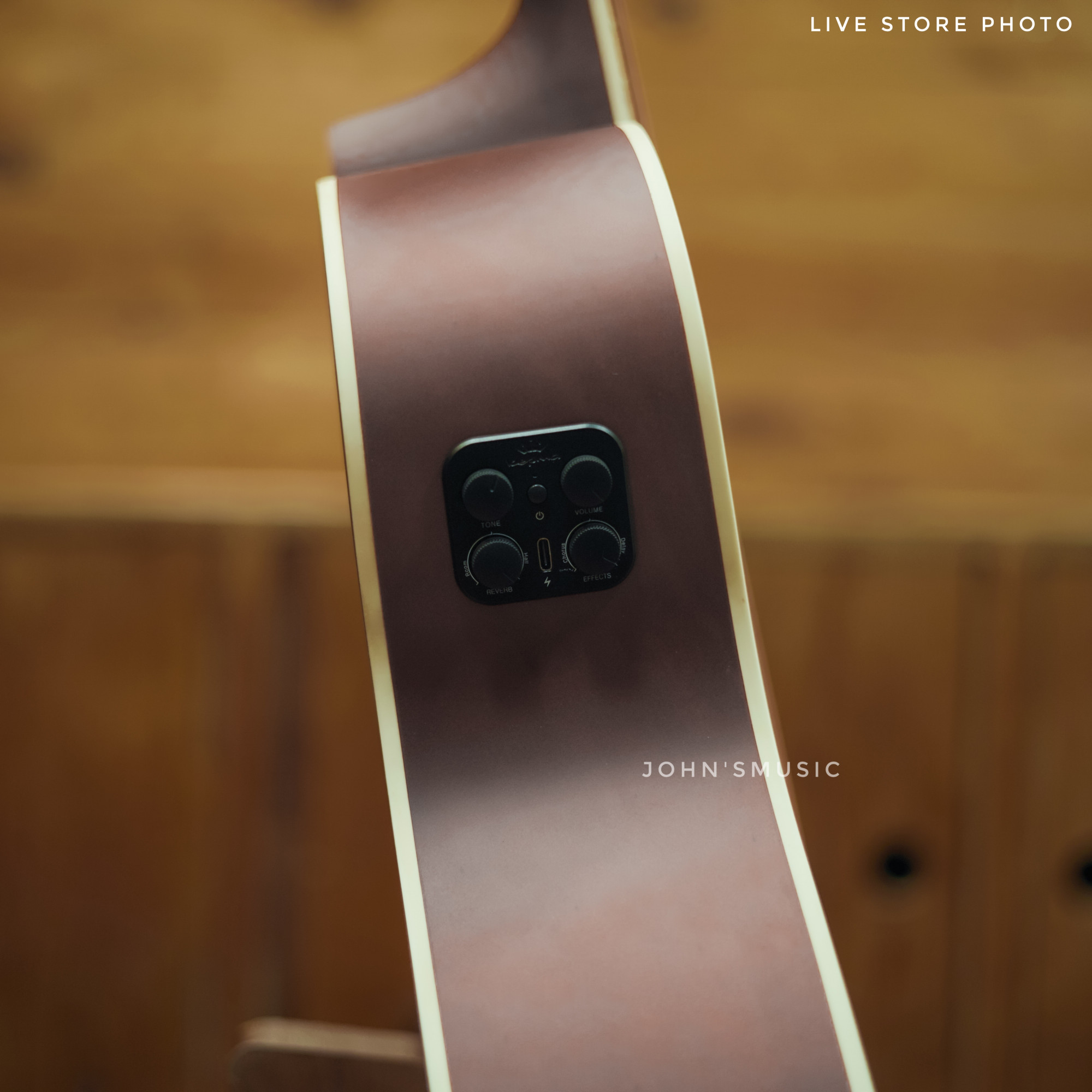 Kepma A1CE Pro TRANS K10- Semi acoustic Guitar- Natural Matt