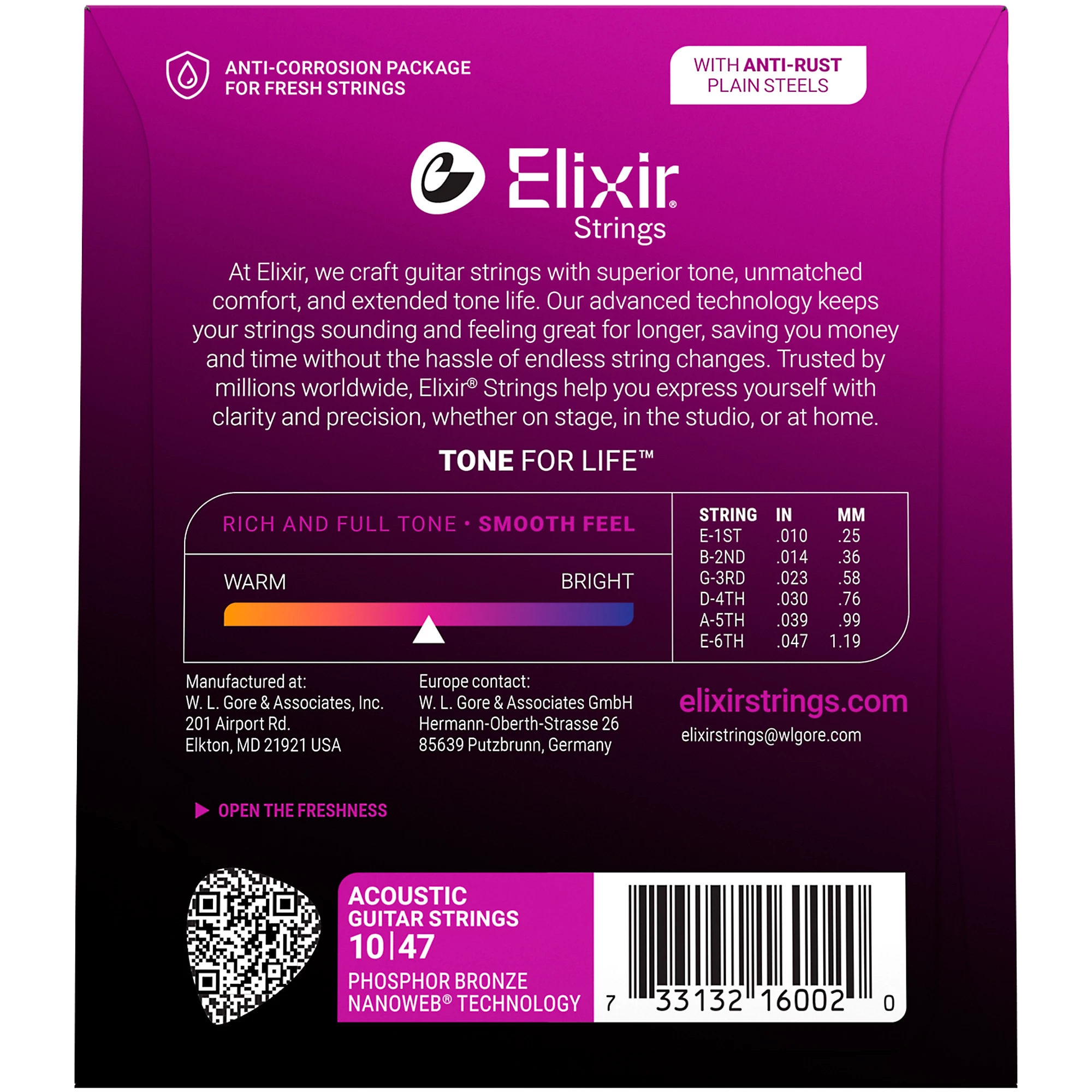 Elixir 11002 Acoustic Strings Set 10-47 online in India at johnsmusicin at the lowest price Online price in India