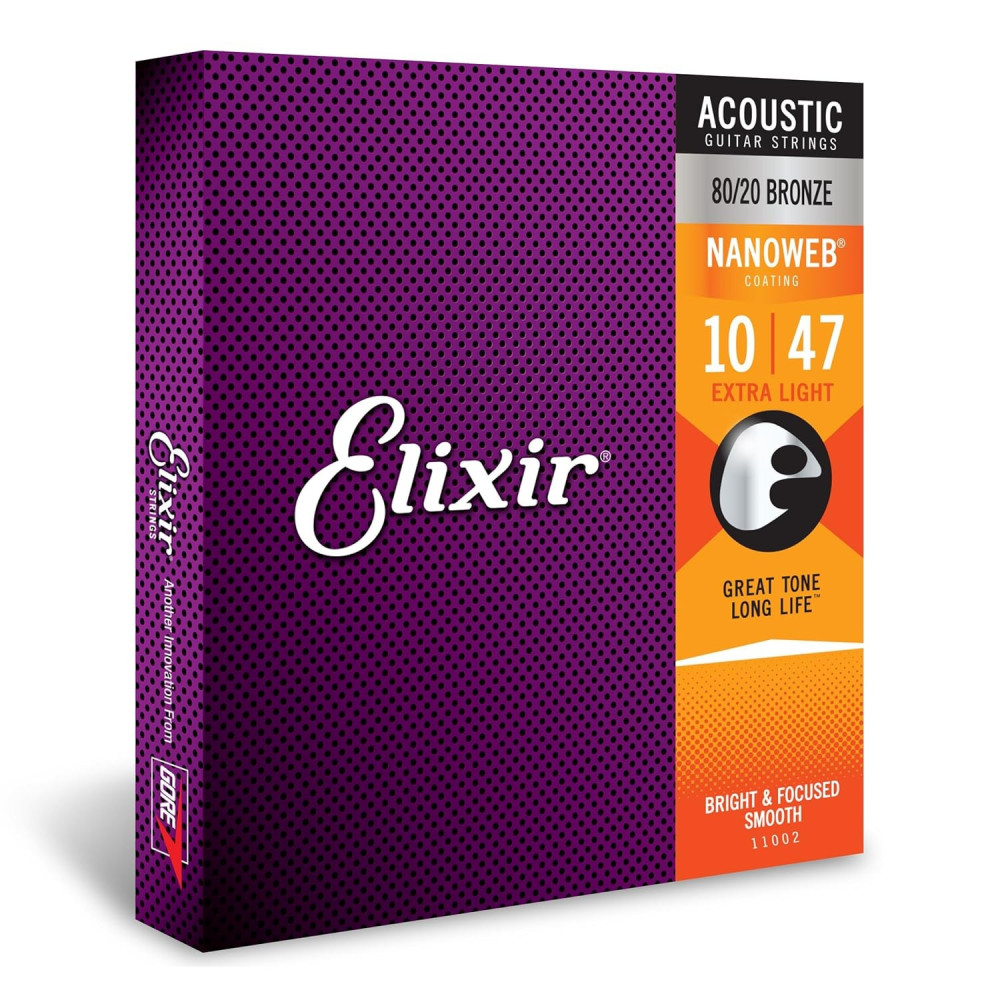 Elixir 11002 Acoustic Strings Set 10-47 online in India at johnsmusicin at the lowest price Online price in India