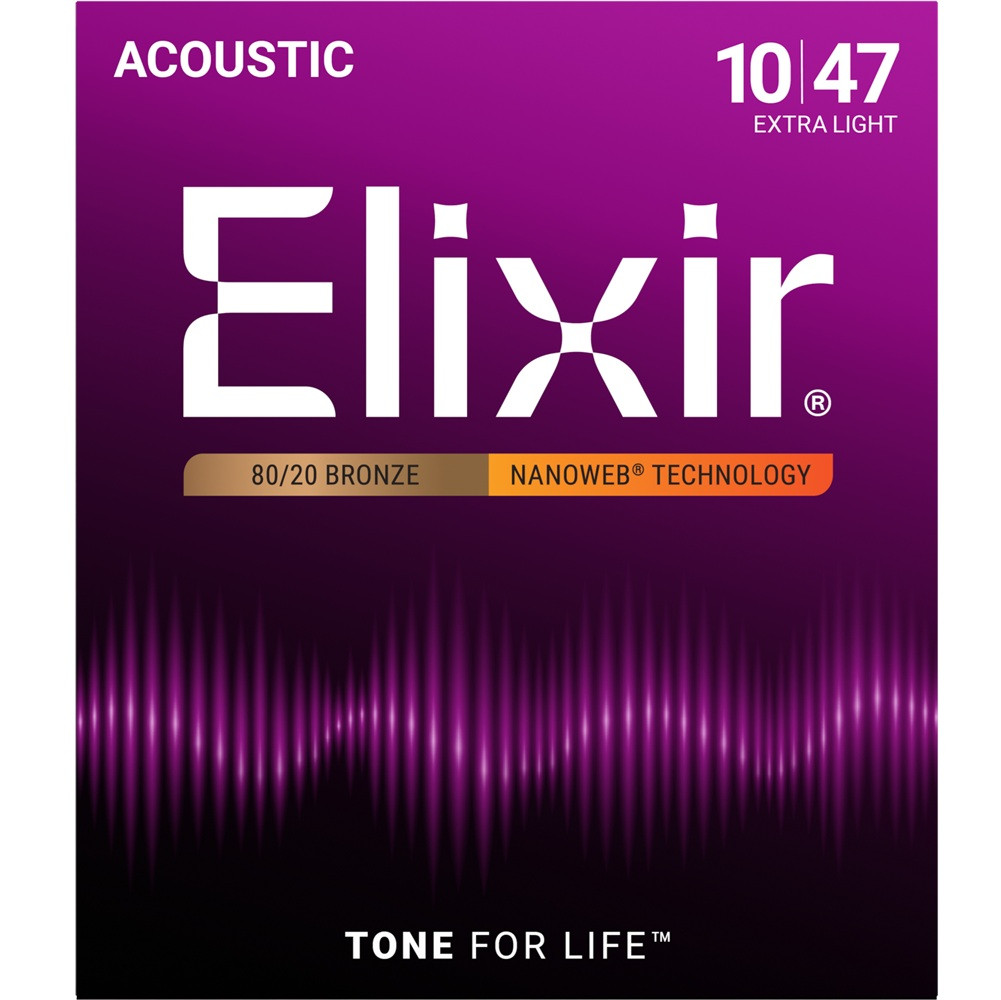 Elixir 11002 Acoustic Strings Set 10-47 online in India at johnsmusicin at the lowest price Online price in India