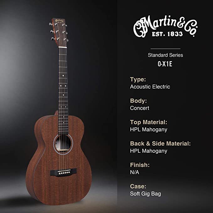 Martin 0-X1E Acoustic Guitar Online price in India