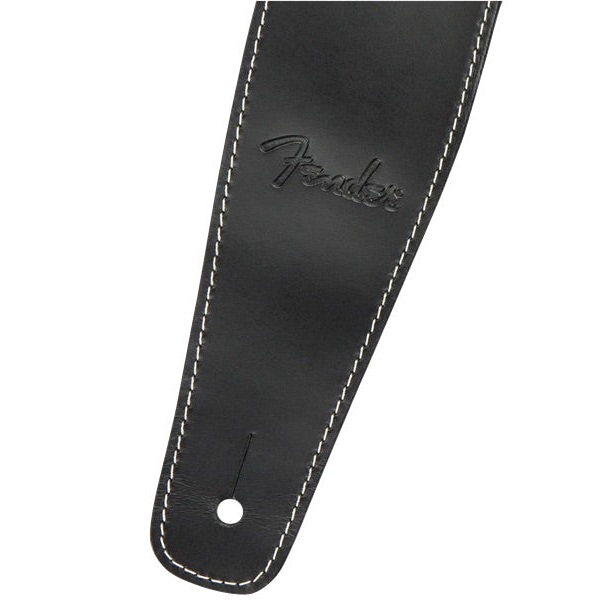 Fender 25 Broken In Leather Guitar Strap Black online in India at johnsmusicin at the lowest price Online price in India