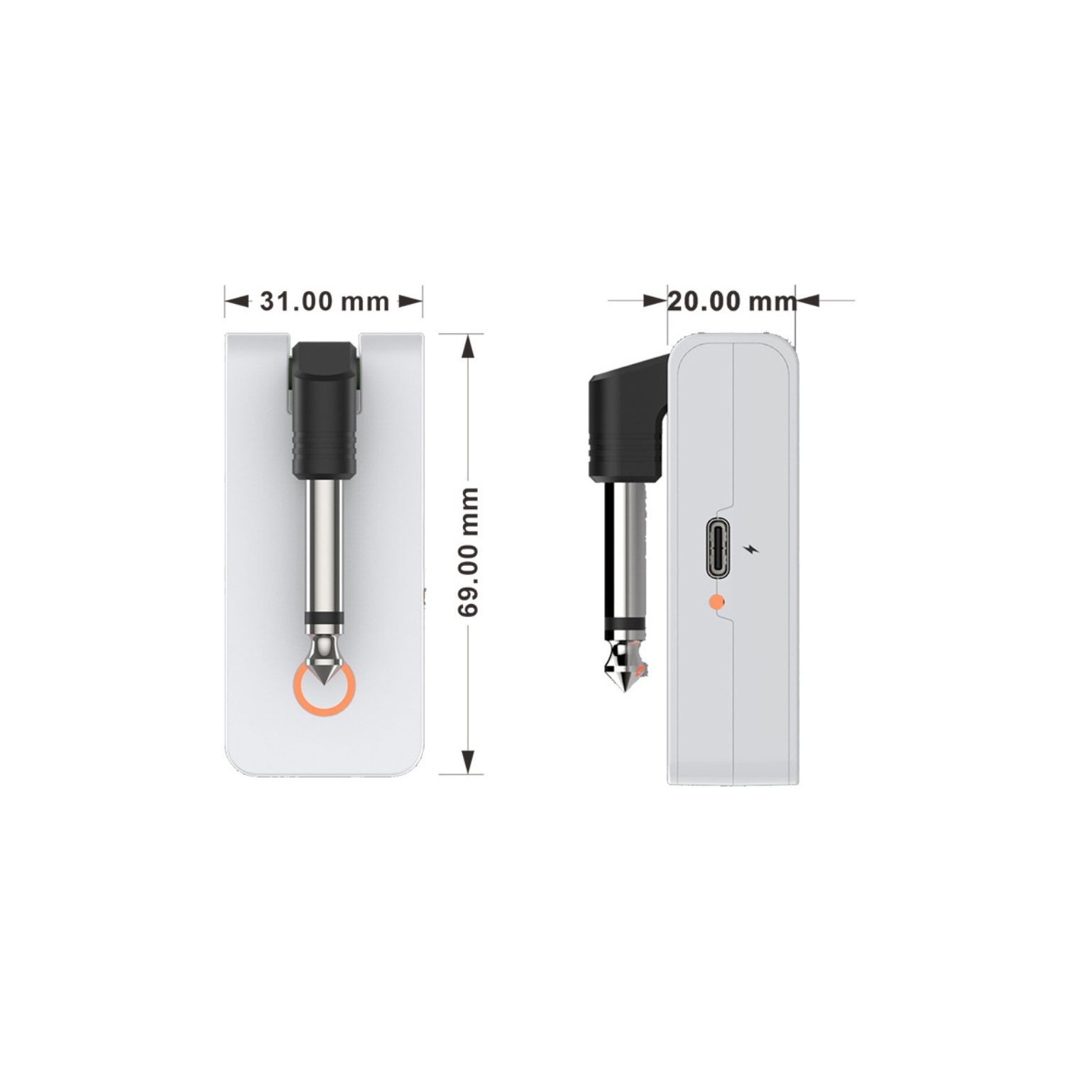 AUDOTA G24 Wireless Guitar System with Low Latency 24GHz Transmission online in India at johnsmusicin at the lowest price Online price in India