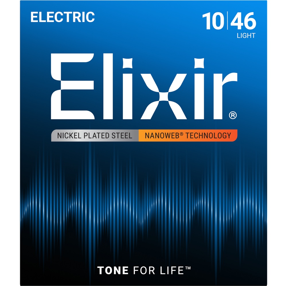 Elixir Strings 12052 Nanoweb Electric Guitar Strings - 010-046 Light in India