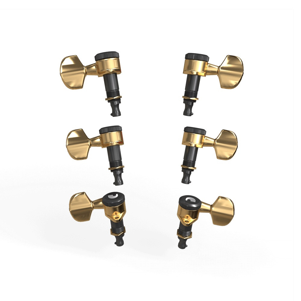 Image of DAddario Auto-Trim Tuning Machines Gold