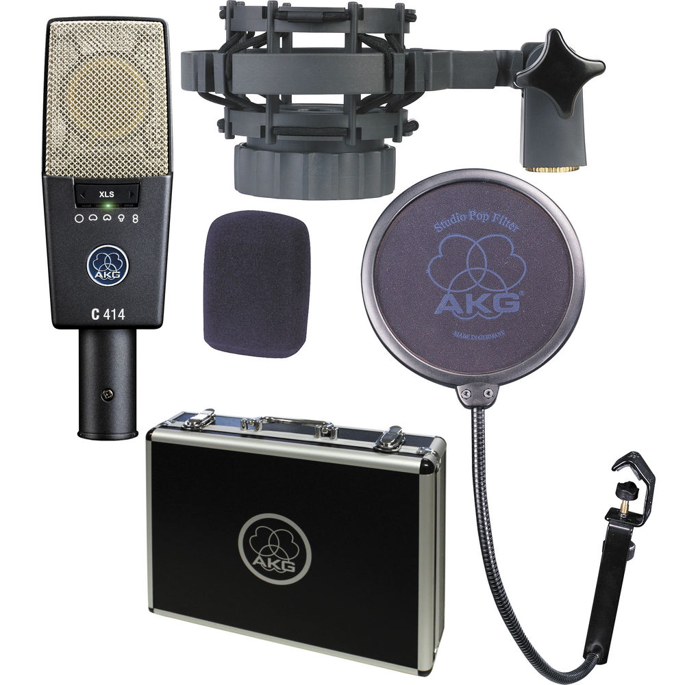 AKG C414 XLS Large Diaphragm Multipattern Condenser Microphone online in India at johnsmusicin at the lowest price Online price in India