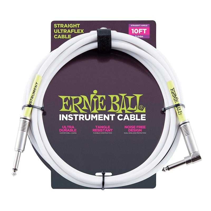 Ernie Ball 6049 Ultraflex 10 StraightAngle Instrument Cable Online price in India