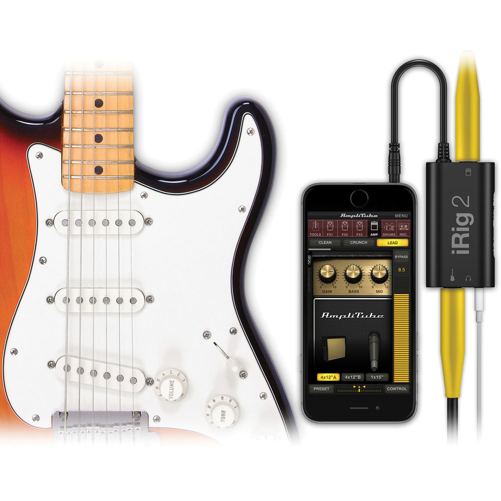 IK Multimedia iRig 2 Guitar Interface for iPhone and iPad