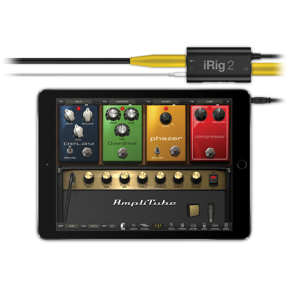 IK Multimedia iRig 2 Guitar Interface for iPhone and iPad