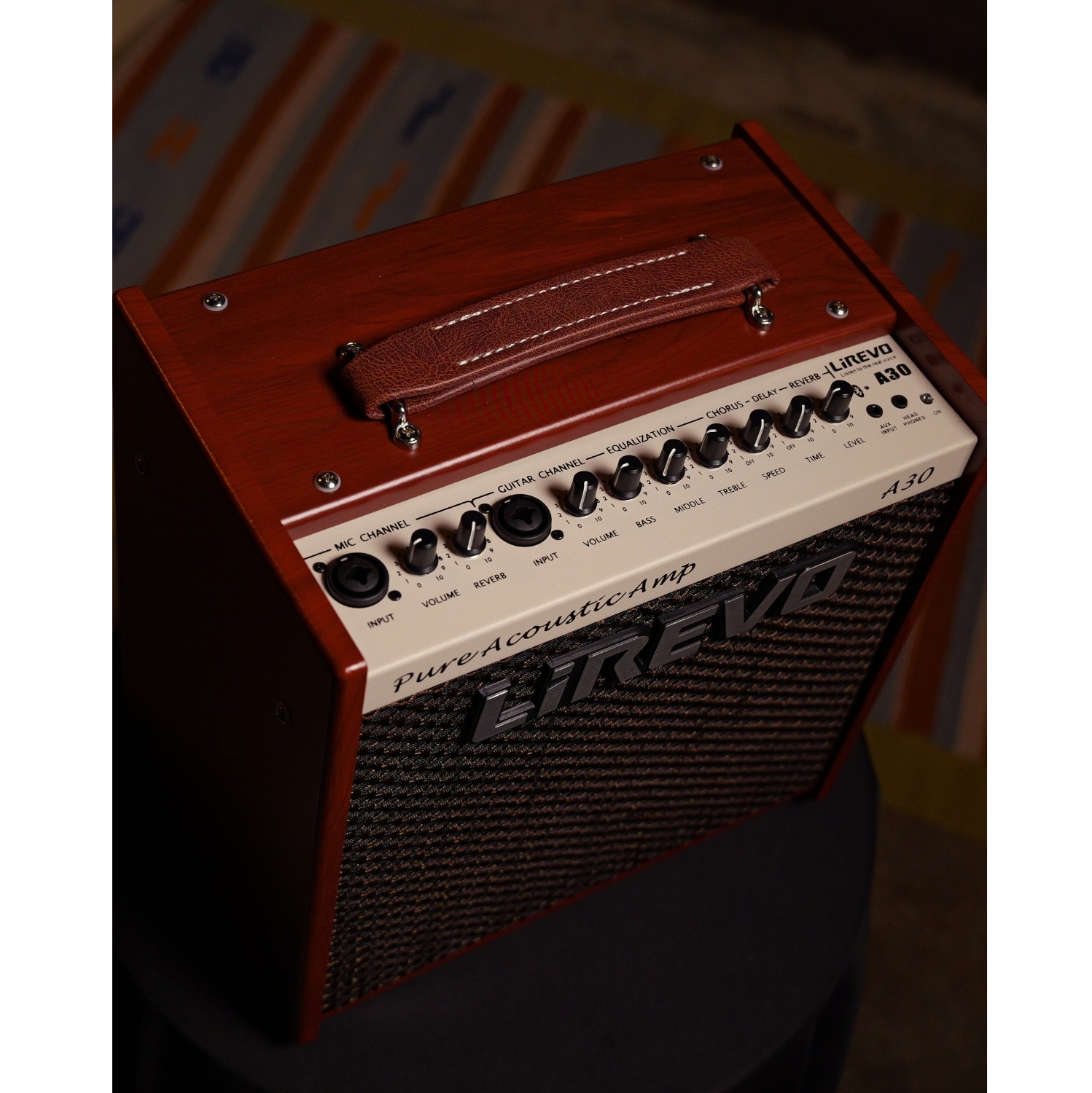Lirevo A30 Acoustic Guitar Amplifier 30W online in India at johnsmusicin at the lowest price Online price in India