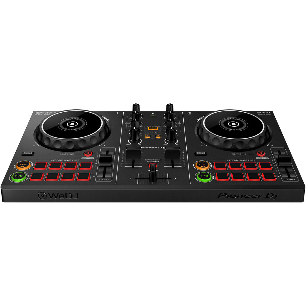 Pioneer DJ DDJ-200 Smart DJ Controller online in India at johnsmusicin at the lowest price Online price in India