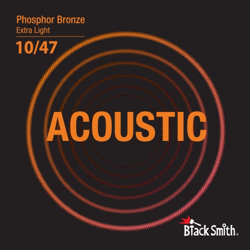 Blacksmith Phosphor Bronze Acoustic Strings PB-1047 Extra Light 010 - 047 Online price in India