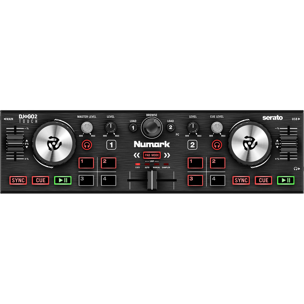 Numark DJ2GO2 Touch Pocket DJ Controller with Touch-Capacitive Jog Wheels Online price in India
