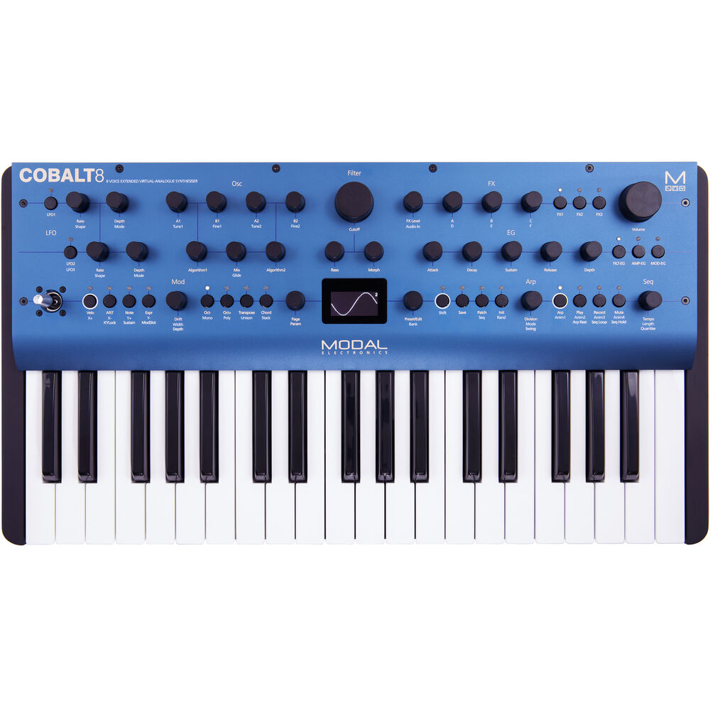 Modal Electronics COBALT8 8-Voice Extended Virtual Analog Synthesizer 37 Keys Online price in India