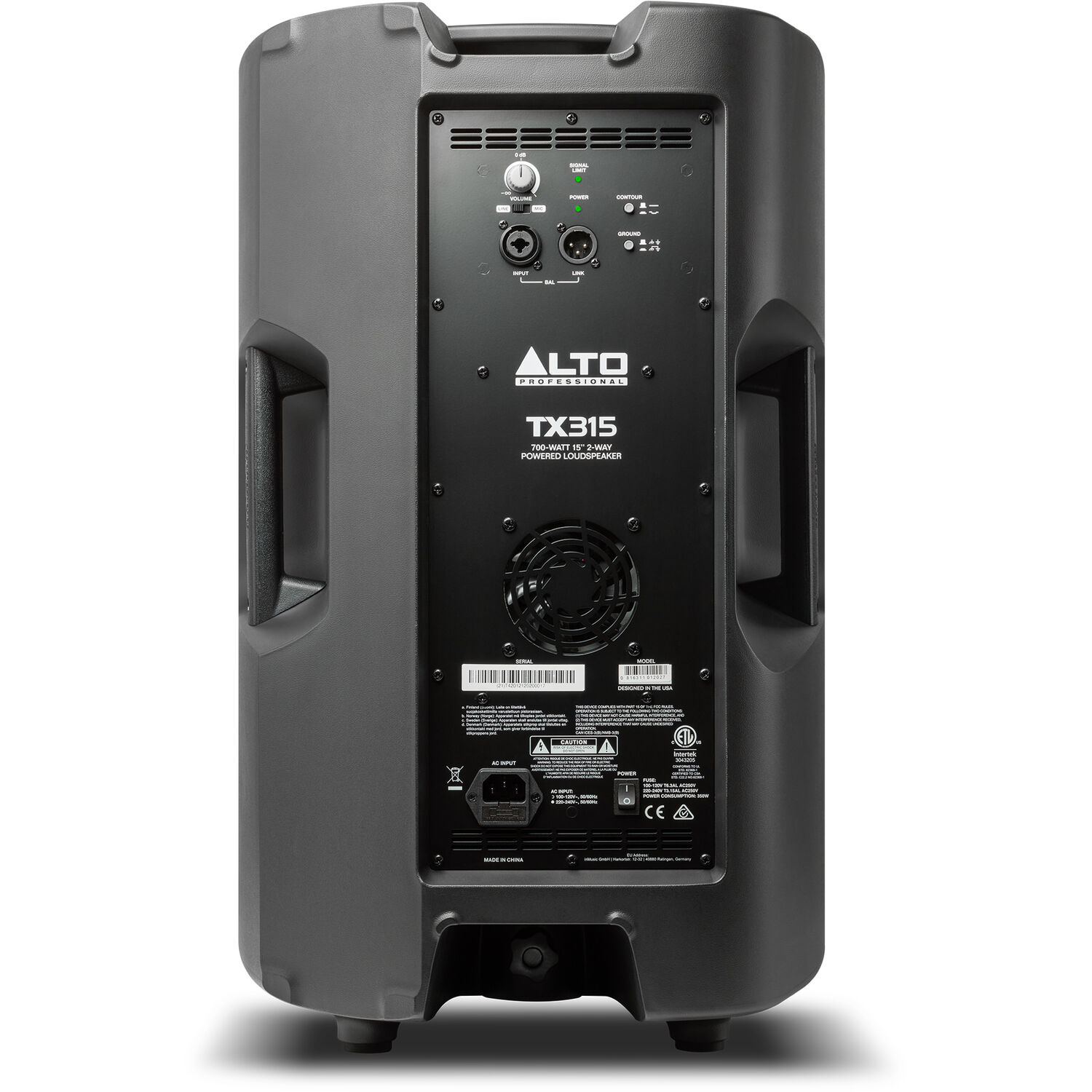 Alto TX315 700 Watt 15 Inch 2 Way Active PA Speaker Shop online in India JohnsMusicin