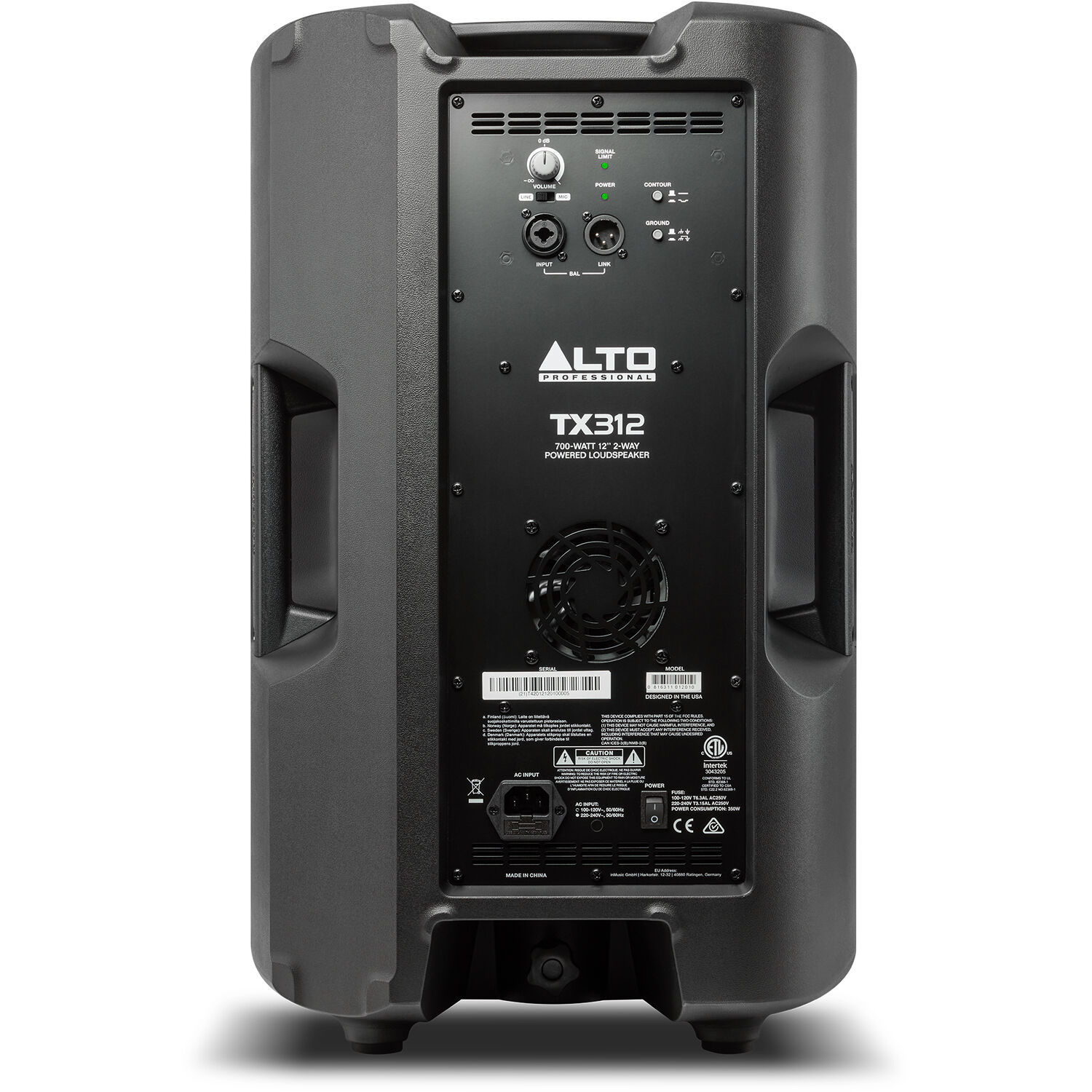 Alto TX312 600 Watt 12 Inch 2 Way Active PA Speaker Shop online in India JohnsMusicin