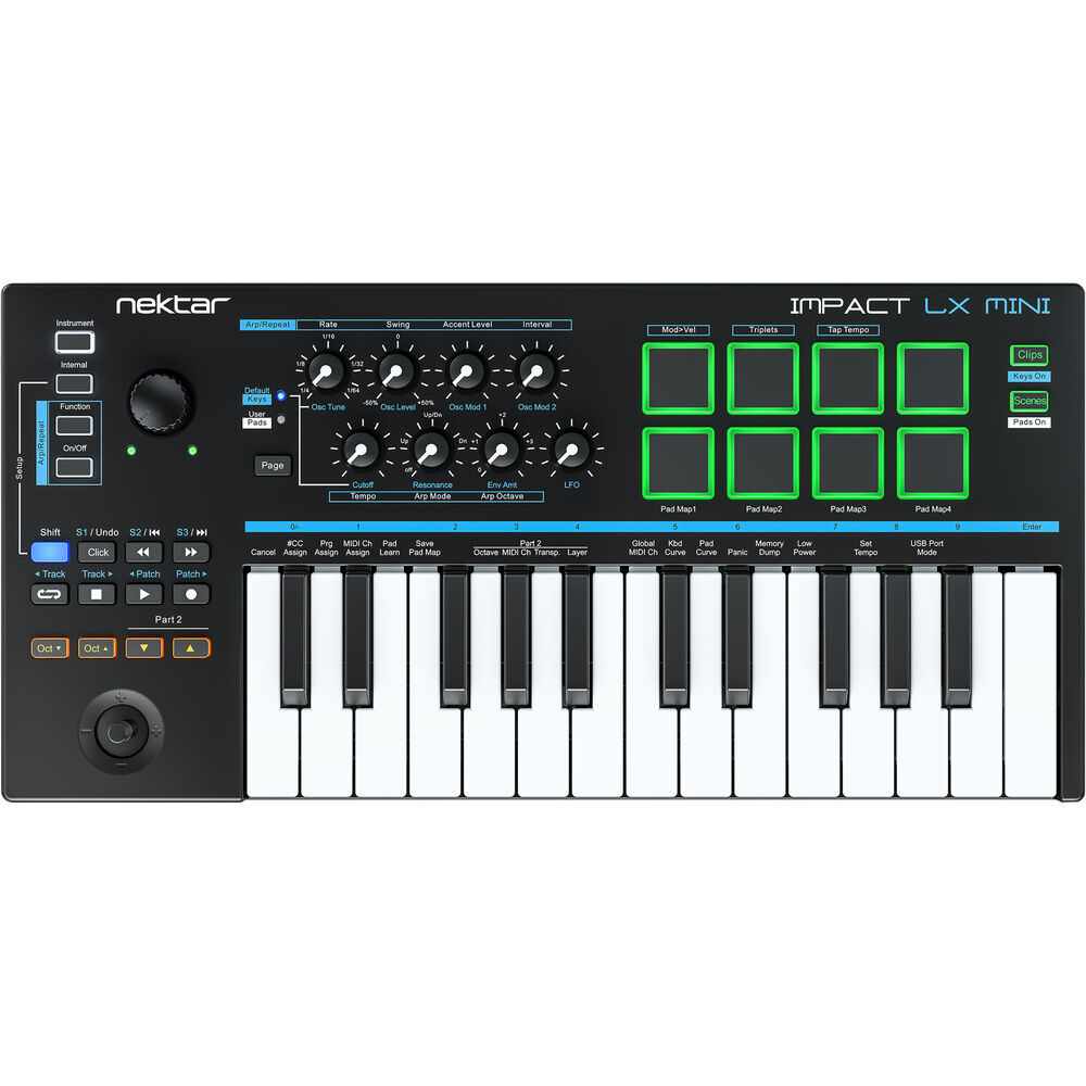 Nektar Technology Impact LX Mini 25-Note USB MIDI Controller Keyboard Online price in India