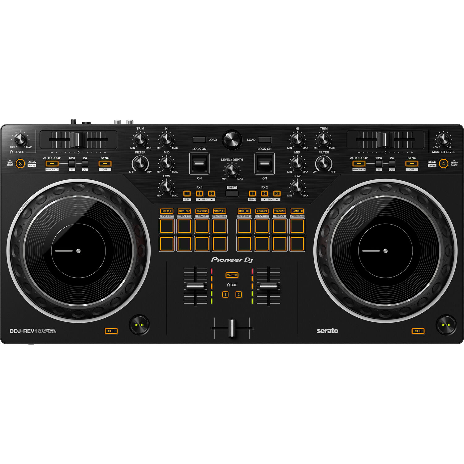 Pioneer DJ DDJ-REV1 Controller online in India at johnsmusicin at the lowest price Online price in India