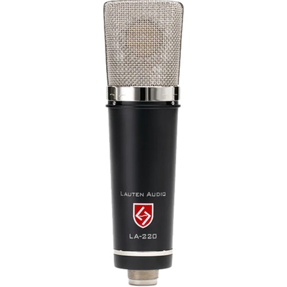 Image of Lauten Audio LA220 V2 Series Black Condenser Microphone