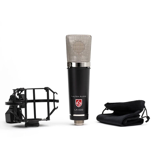 Lauten Audio LA220 V2 Series Black Condenser Microphone