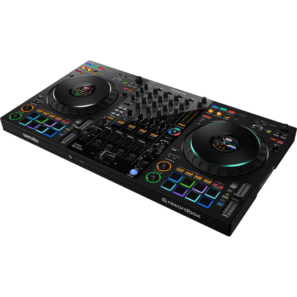 Pioneer DJ DDJ-FLX10 4-Channel DJ Controller online in India at johnsmusicin at the lowest price Online price in India