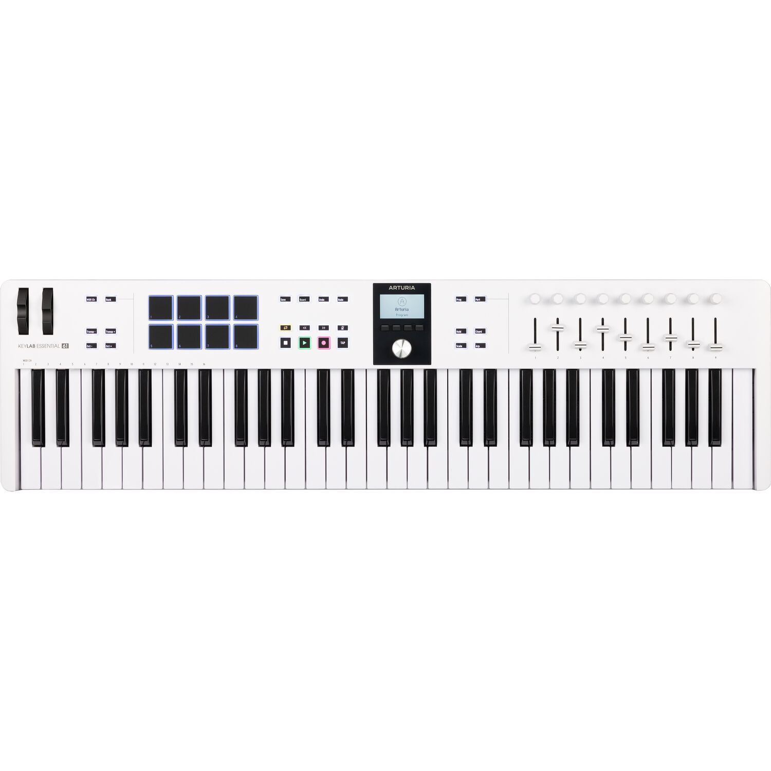 Arturia KeyLab Essential 61 - Universal MIDI Controller and Software online in India at johnsmusicin at the lowest price