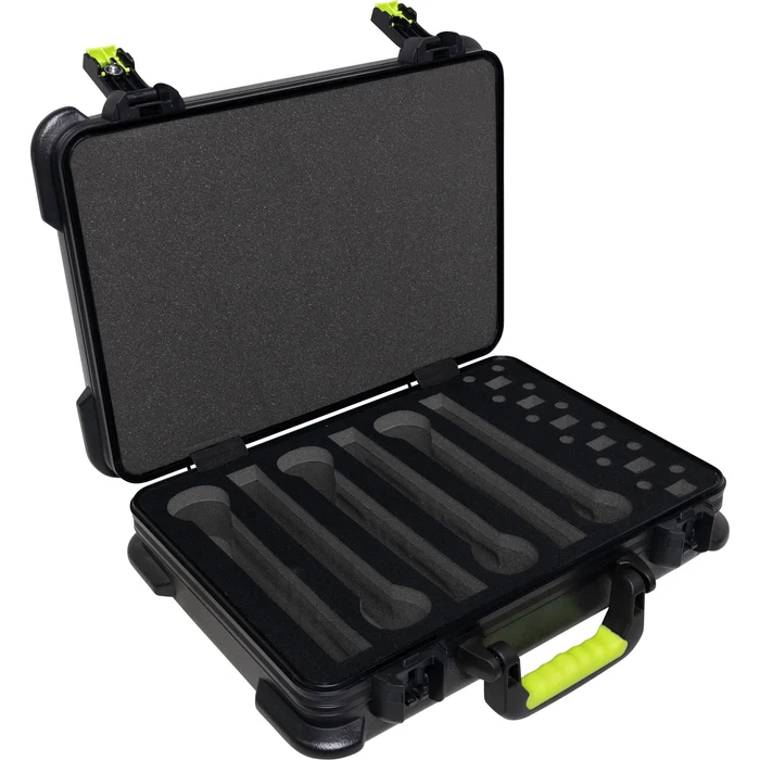 Shure by Gator SH-MICCASEW06 Molded Case with Drops for 6 Wireless Microphones and TSA-Approved Latches Online price in India