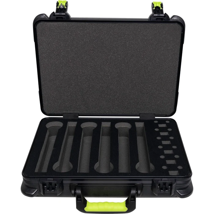 Shure by Gator SH-MICCASEW06 Molded Case with Drops for 6 Wireless Microphones and TSA-Approved Latches Online price in India