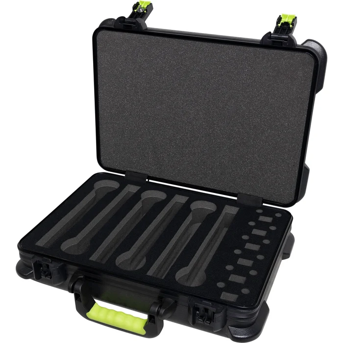 Shure by Gator SH-MICCASEW06 Molded Case with Drops for 6 Wireless Microphones and TSA-Approved Latches Online price in India