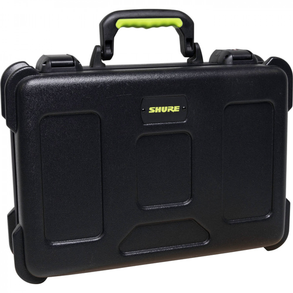 Image of Shure by Gator SH-MICCASEW06 Molded Case with Drops for 6 Wireless Microphones and TSA-Approved Latches