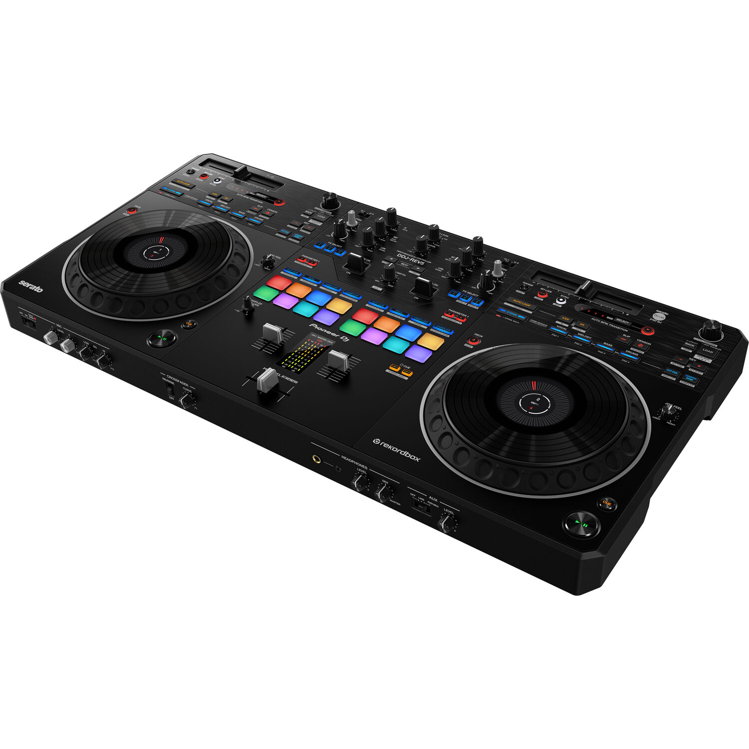 Pioneer DJ DDJ-REV5 Scratch-Style 2-Channel Performance DJ Controller online in India at johnsmusicin at the lowest price Online price in India