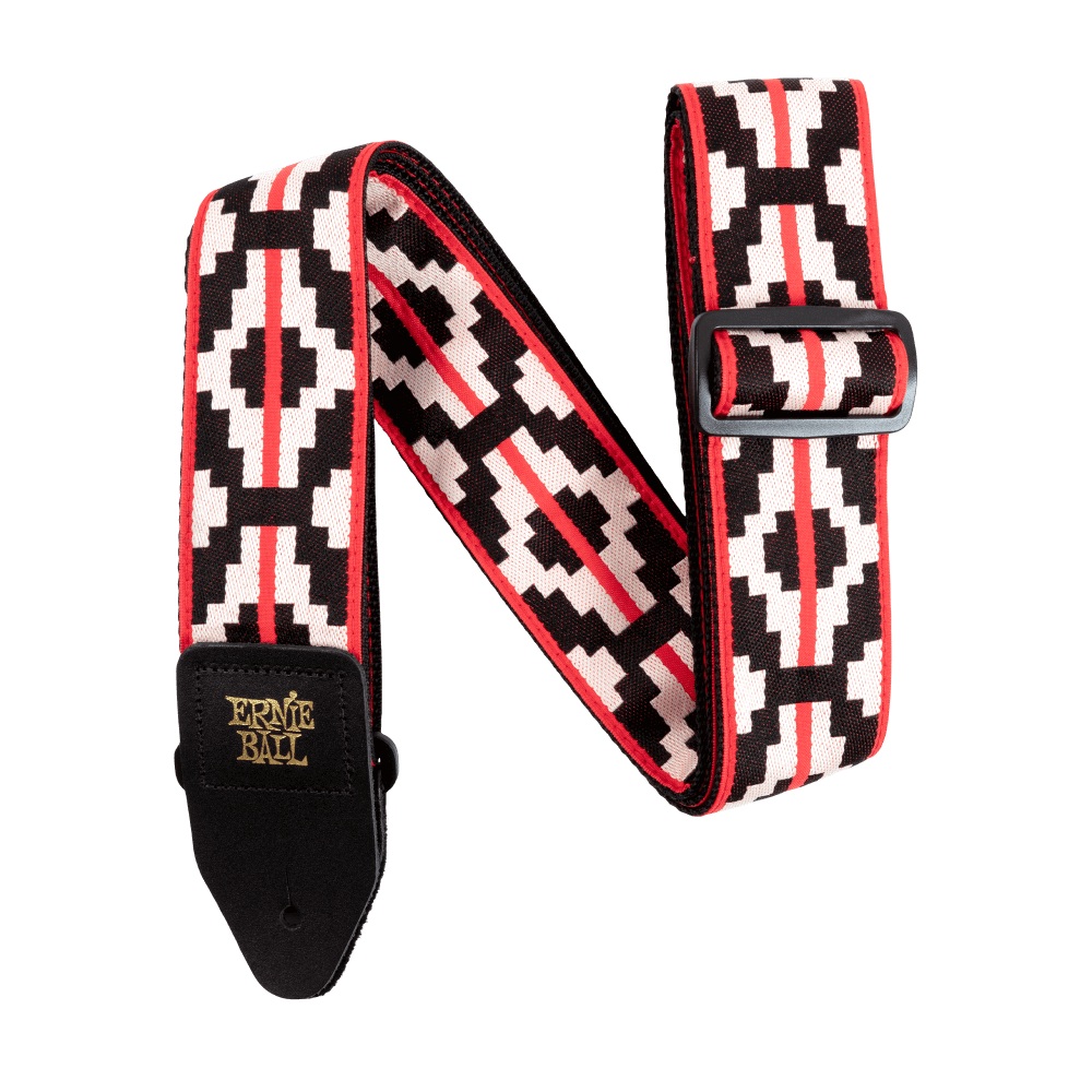 Ernie Ball 5322 Ristra Red Jacquard Strap online in India at johnsmusicin at the lowest price Online price in India