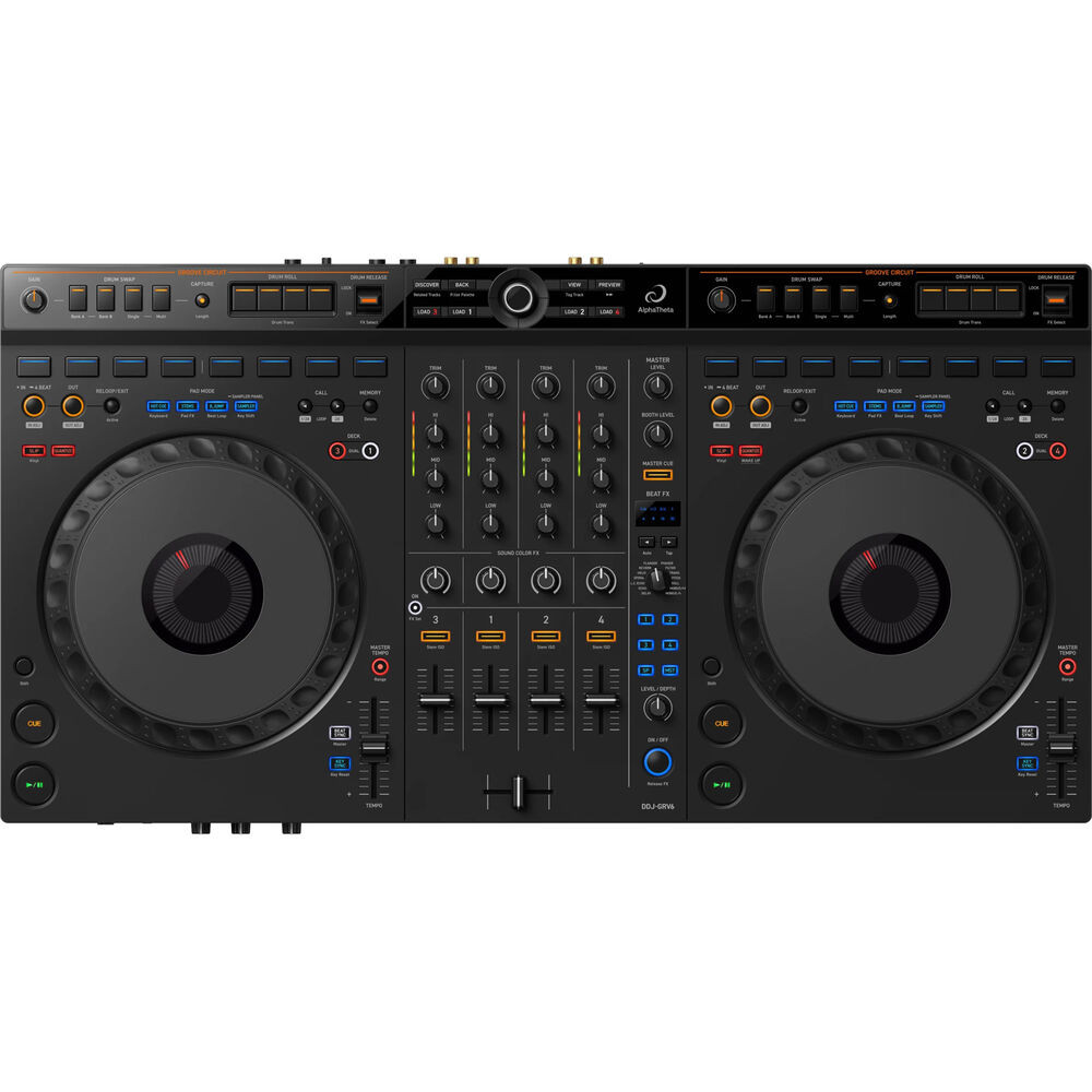 Pioneer DJ DDJ-GRV6 4-channel DJ Controller With Groove Circuit online in India at johnsmusicin at the lowest price Online price in India