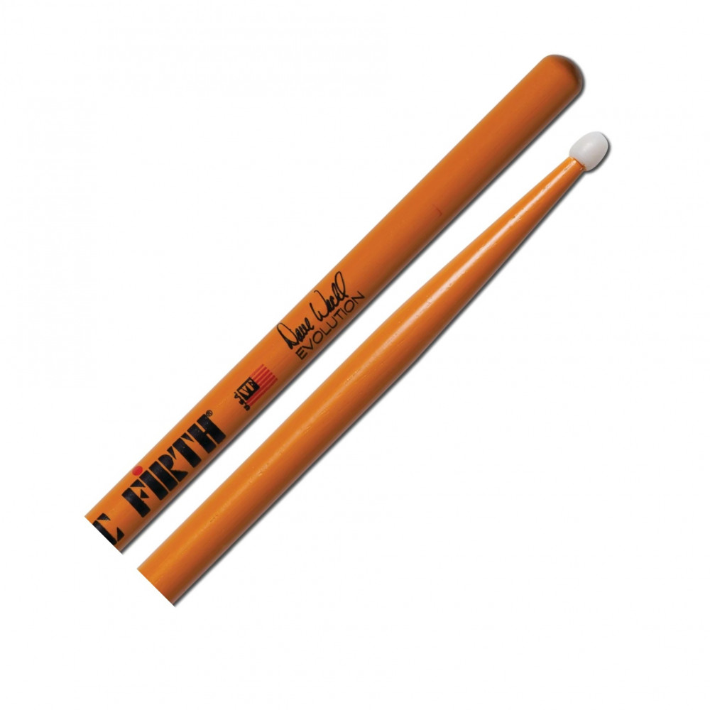Image of Vic Firth SDW2N Dave Weckl Evolution Hickory Nylon Tip Drumsticks