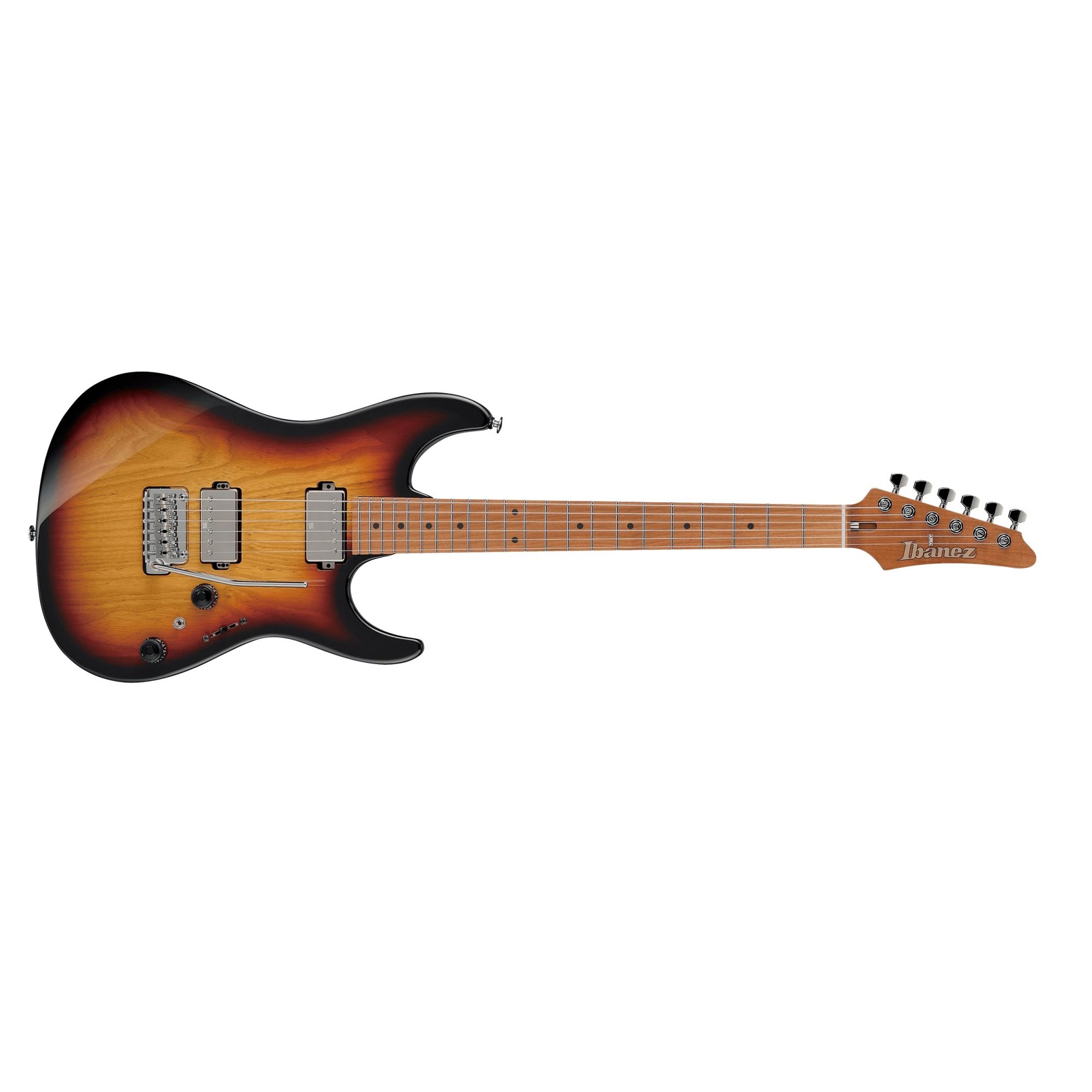 Ibanez AZ Prestige Series AZ2202A 6 String Electric Guitar with Case - Tri Fade Burst Online price in India