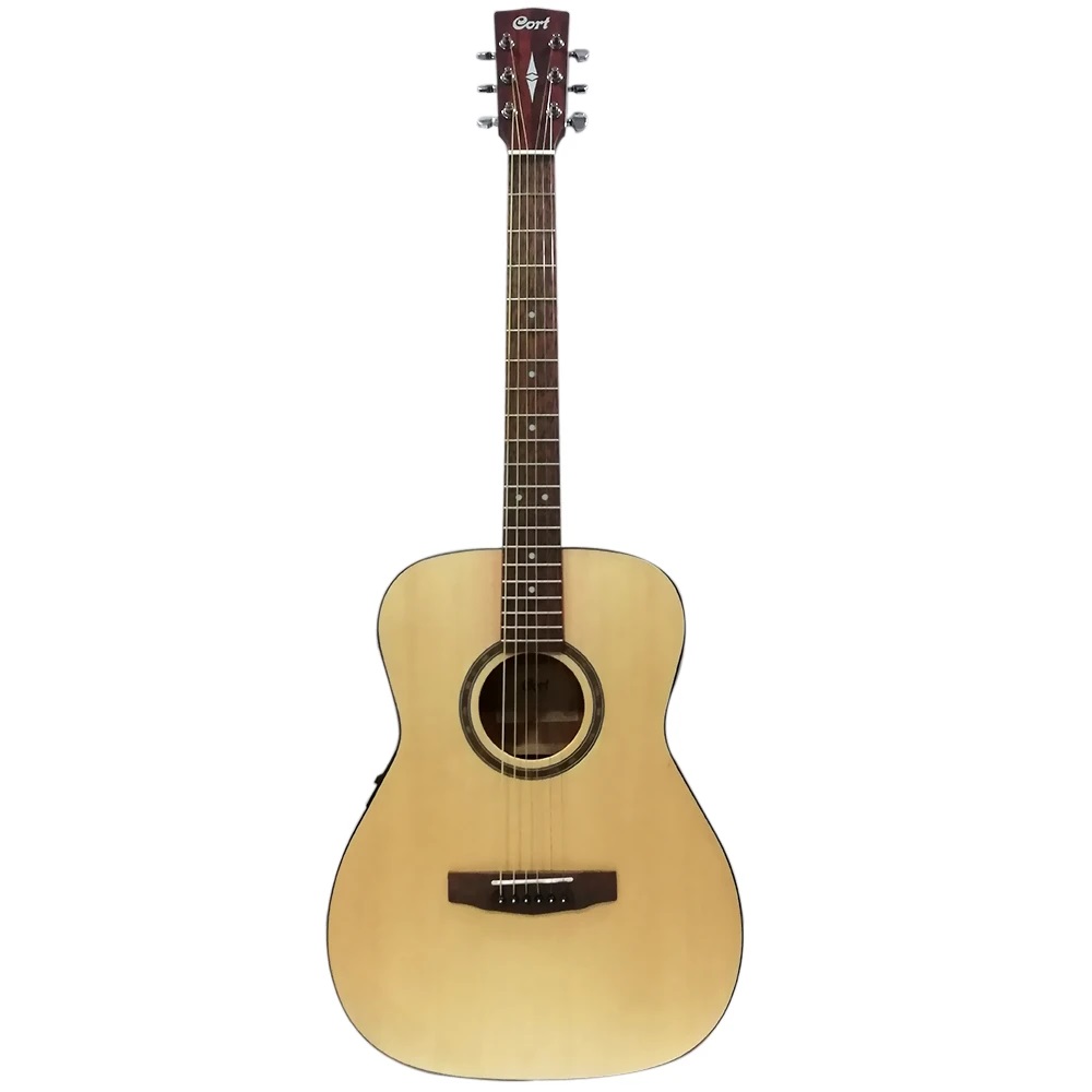 Cort AF 550 Solid Top 6 String Grand Concert Electro Acoustic Guitar