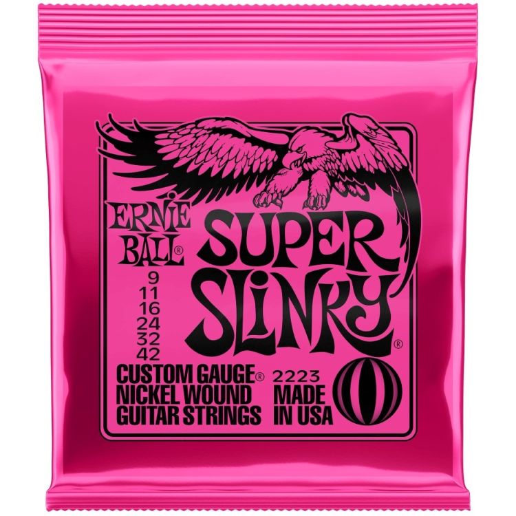Ernie Ball Super Slinky 2223 9-42 Nickel Wound Electric Guitar Strings
