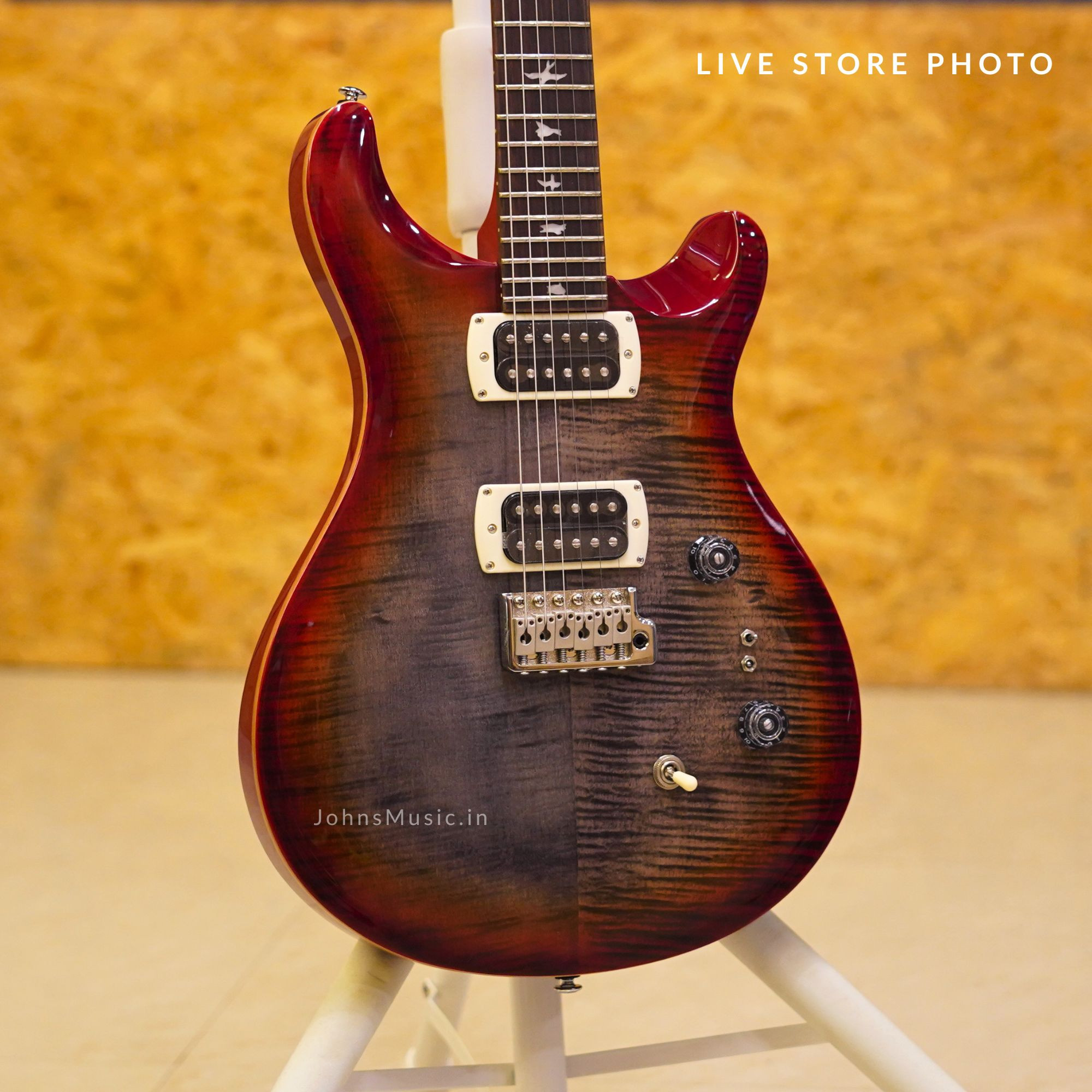 PRS Custom 24-08 charcoal cherry burst color online in india