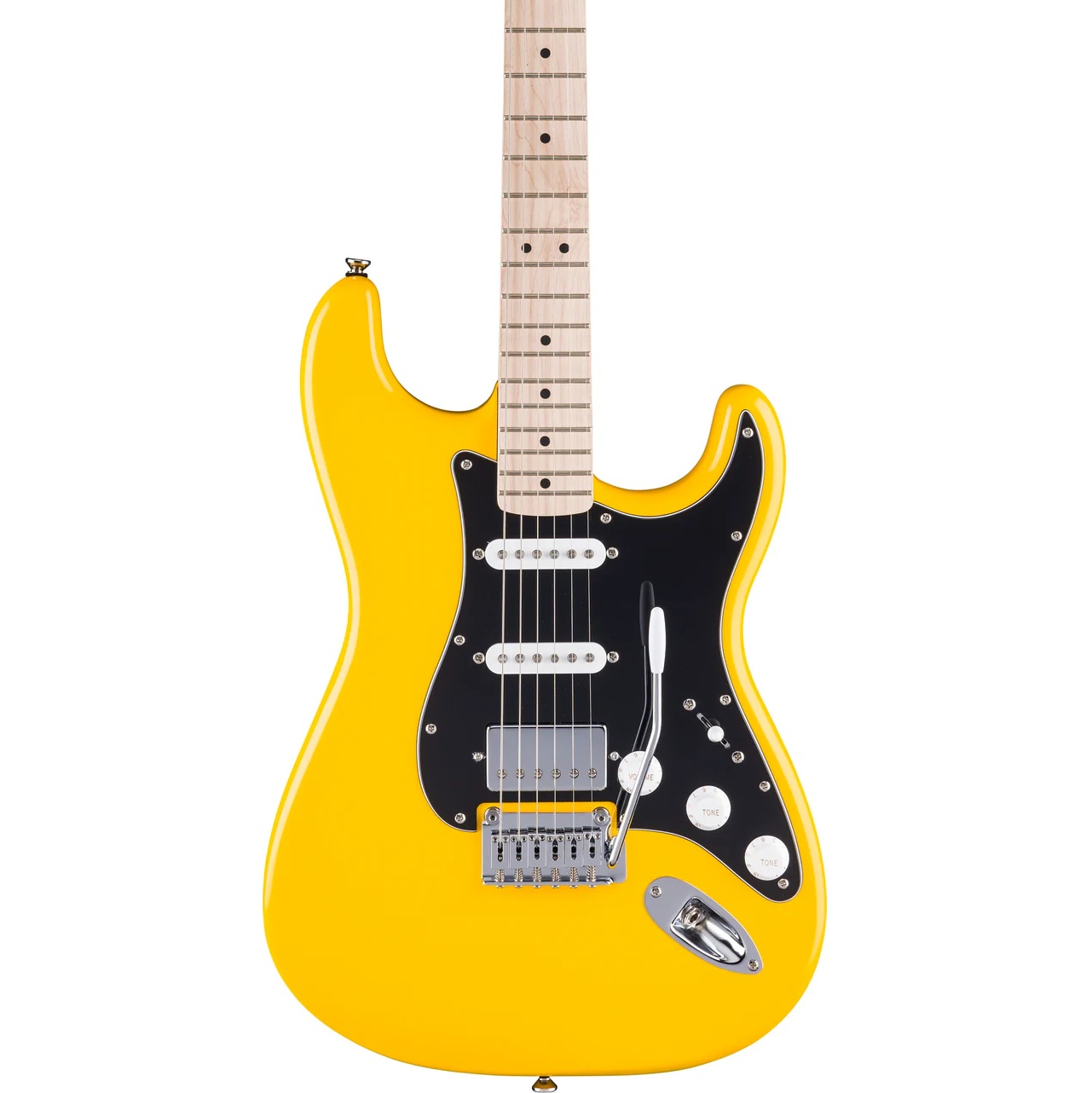 Squier FSR Affinity Stratocaster HSS Graffiti Yellow online in India at johnsmusicin at the lowest price Online price in India
