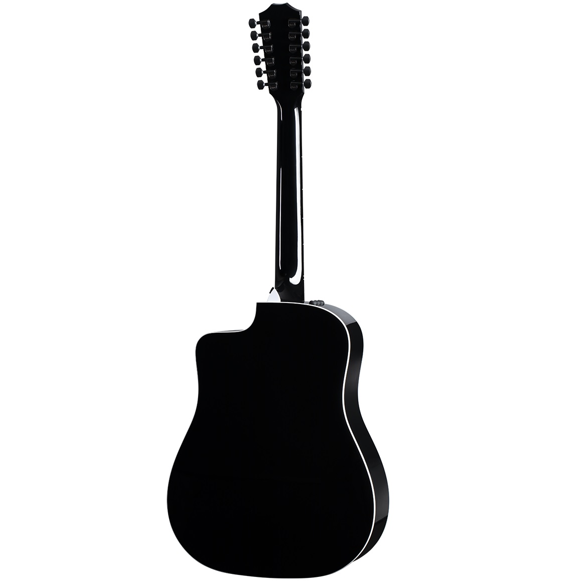 Taylor 250ce-BLK DLX 12-String Dreadnought Acoustic-Electric Guitar