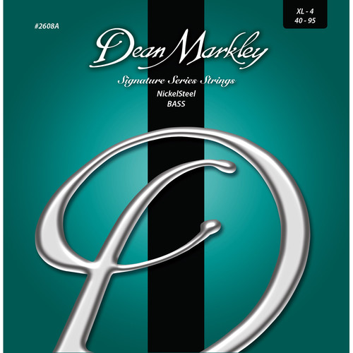 Dean Markley 2608A Signature Series NickelSteel Bass Guitar Strings 4-String Set 40-95