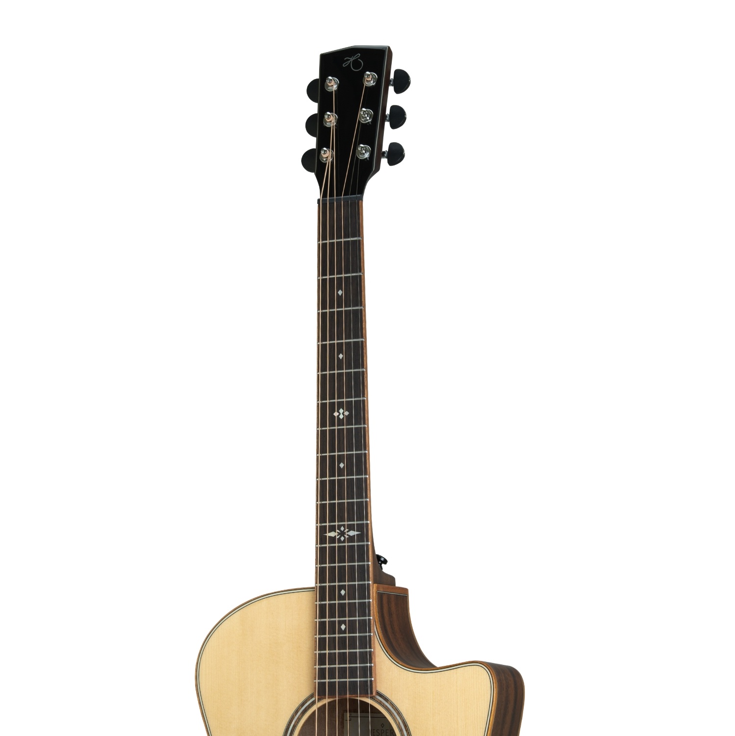 Hex Vespera VG500E All Solid Semi Acoustic Guitar with LR BAGGS online in India at johnsmusicin at the lowest price Online price in India